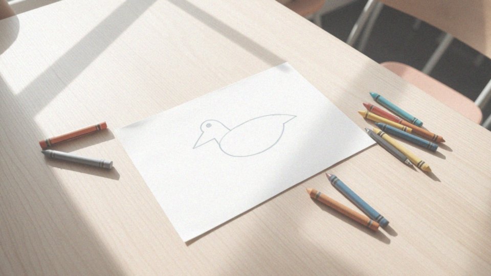 Jakie są podstawowe techniki rysowania ptaka dla dzieci?