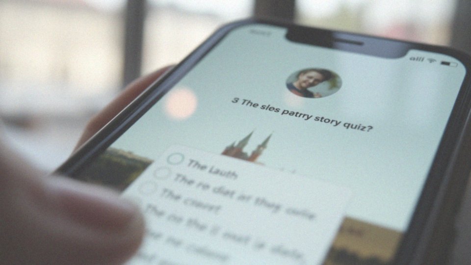 Jakie funkcje oferują quizy w historii na Instagramie?